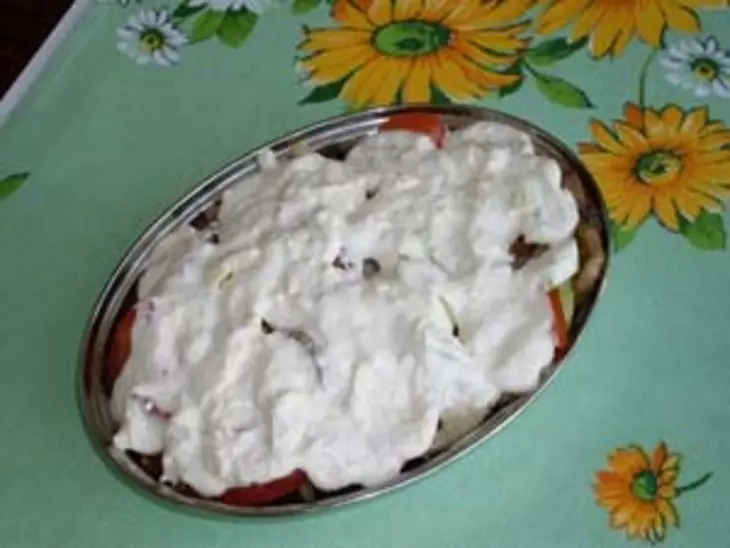 Запеканка с кабачками, баклажанами и мясом: шаг 5