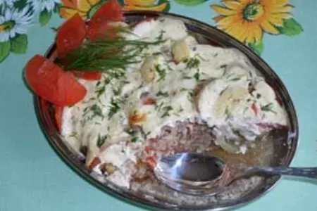Запеканка с кабачками, баклажанами и мясом: шаг 6