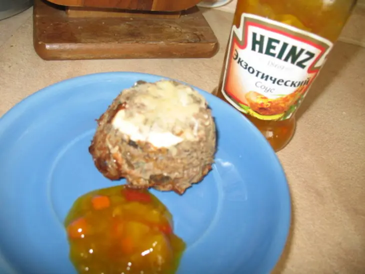 Мясные кексы с наполнителями: шаг 7