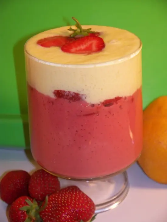 Коктейль "вкусы лета": шаг 1