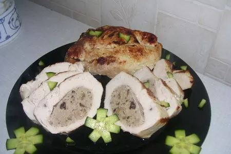 Индюшиная грудка с начинкой: шаг 2