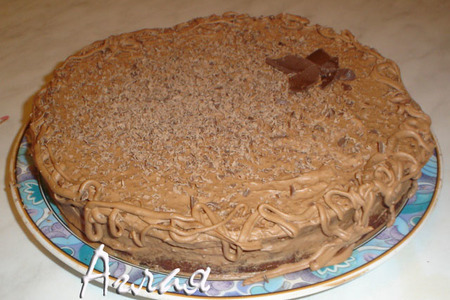 Торт "шоколадно-бархатный": шаг 4