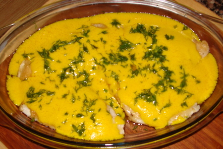 Филе морской рыбки с кунжутом под шафрановым соусом: шаг 4