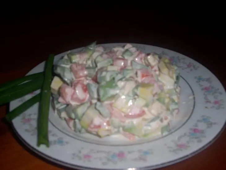 Салат с авокадо и курицей: шаг 1