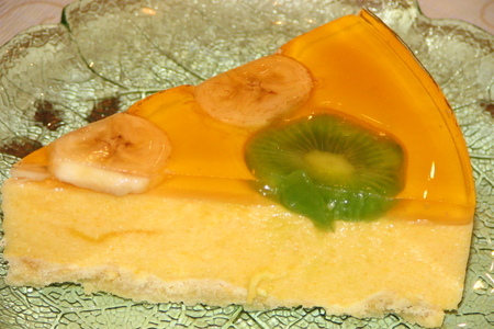 Торт суфле с тыквой и персиками: шаг 2