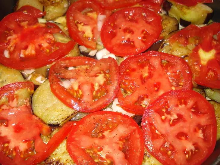 Борани с цыплёнком и баклажанами: шаг 3