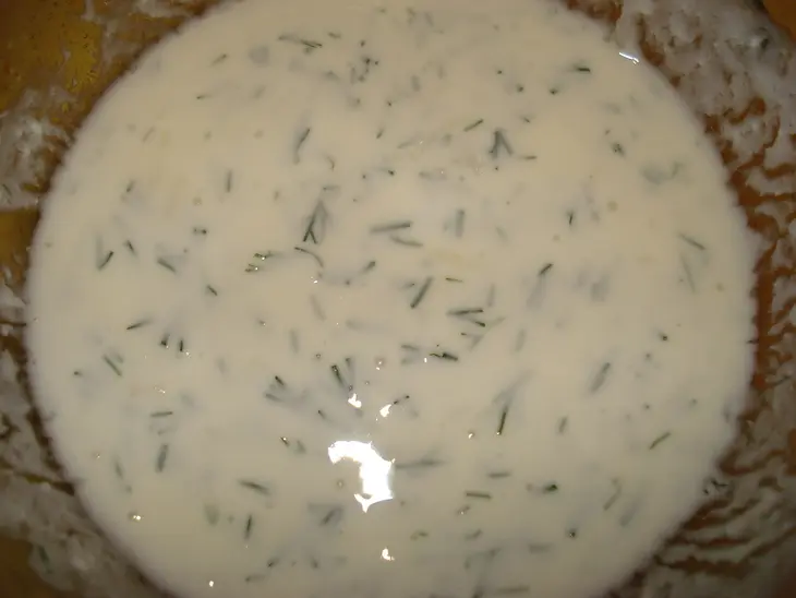 Борани с цыплёнком и баклажанами: шаг 6