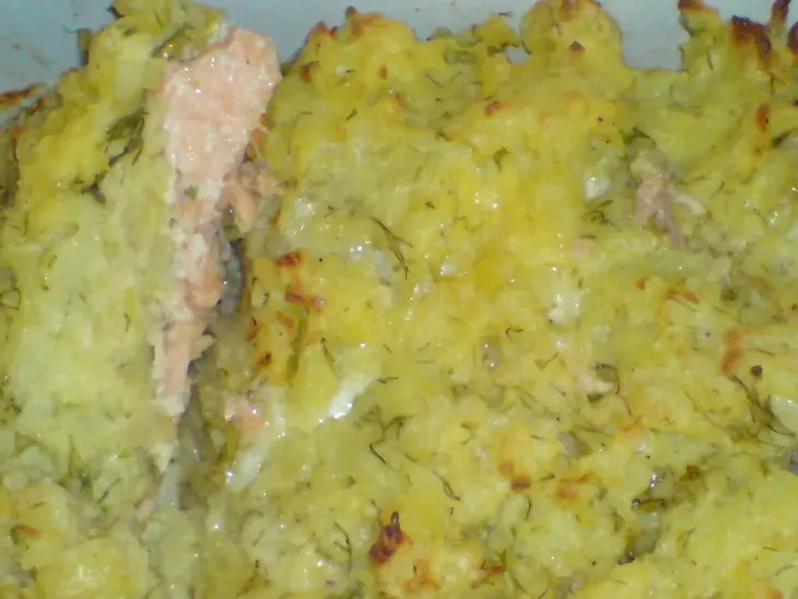 Рыбка под картофельной стружкой: шаг 7
