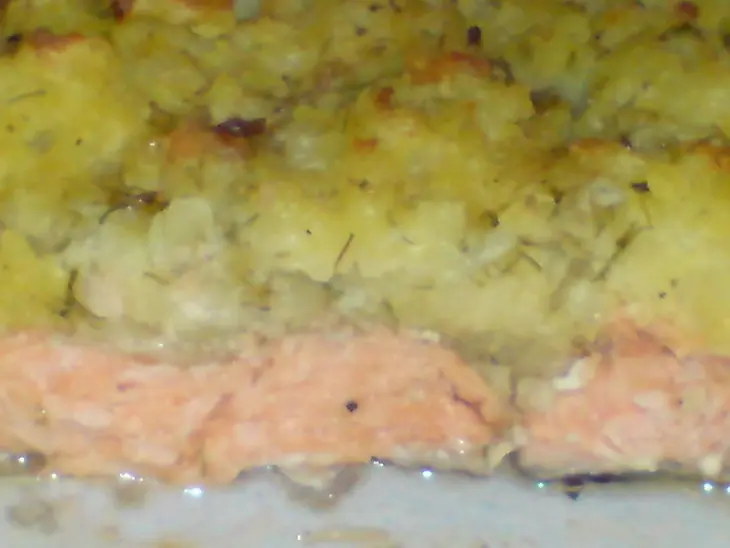 Рыбка под картофельной стружкой: шаг 8