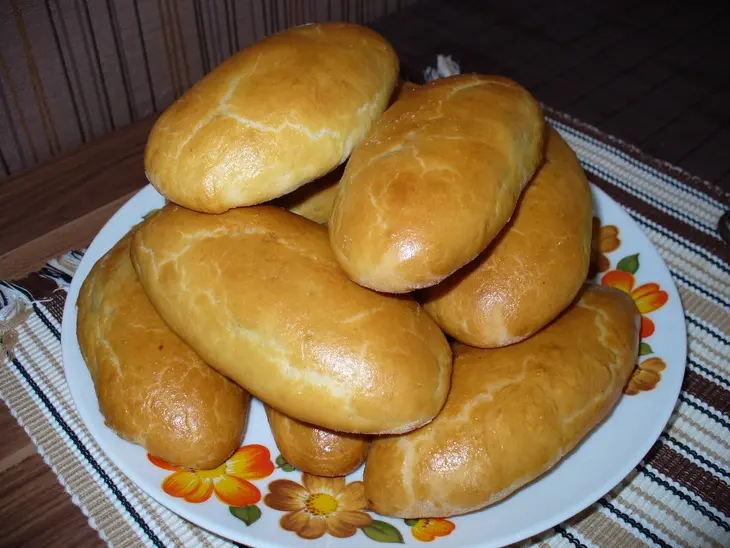 Пирожки печёные с капустой: шаг 6