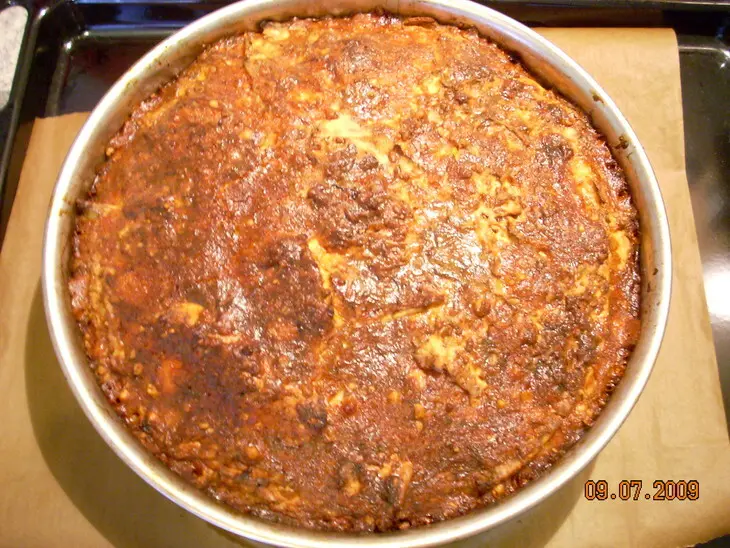 Мясной пирог из лаваша: шаг 6