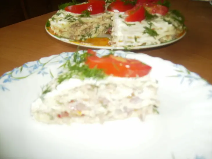Кабачковый тортик: шаг 1