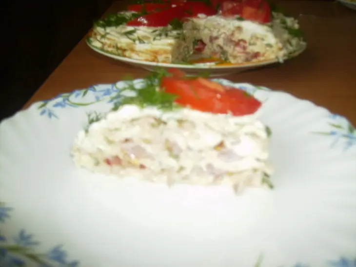 Кабачковый тортик: шаг 3