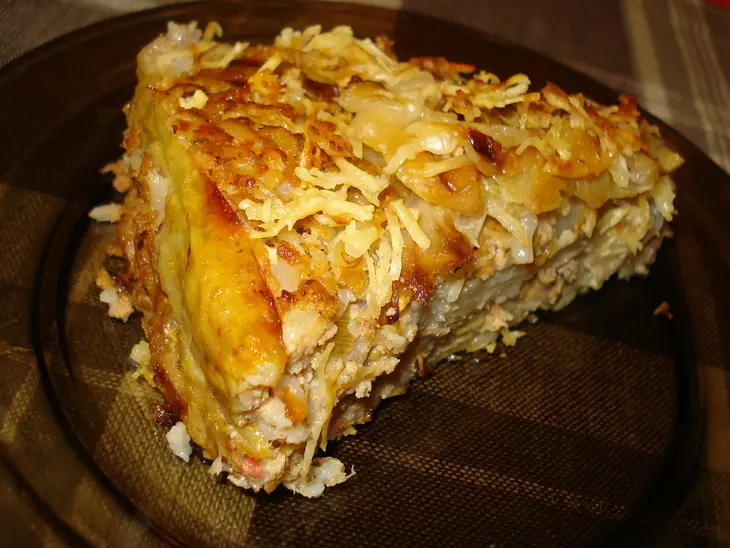 Капустный пирог/без теста/: шаг 7