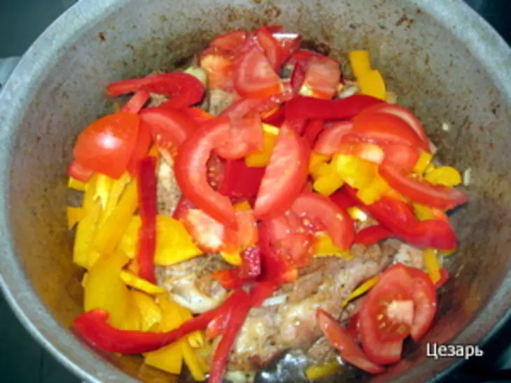 Мясо индейки с овощами.: шаг 7