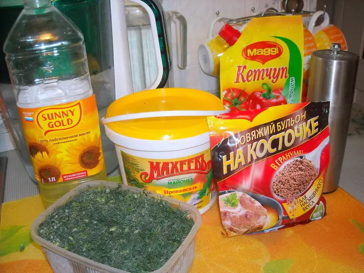Отбивные из печени в майонезно-кетчупном соусе: шаг 5