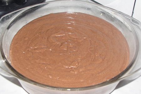 Шоколадный тортик с клюковкой, приготовленный в свч.: шаг 1