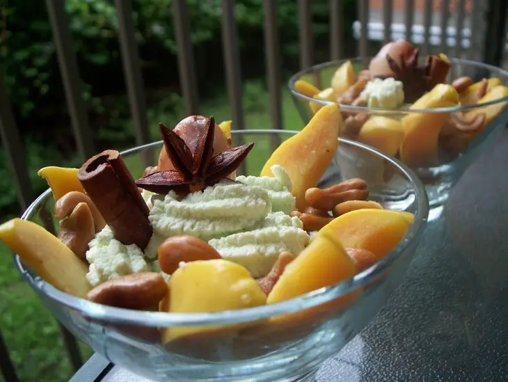 Десерт полезно вкусный с творогом и айвой !!!!: шаг 3