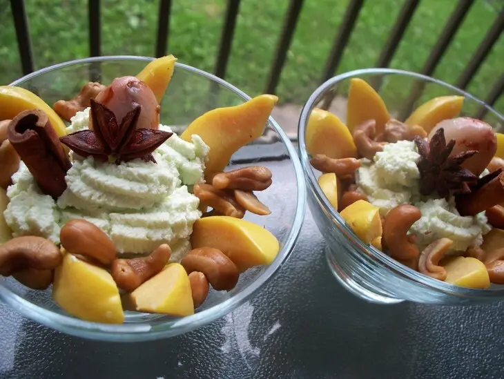 Десерт полезно вкусный с творогом и айвой !!!!: шаг 6