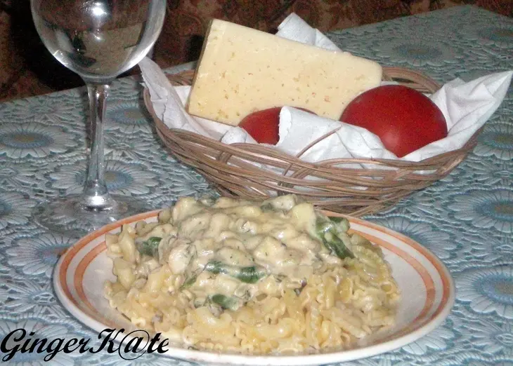 Паста с кабачком и стручковой фасолью: шаг 1