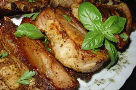 Мясо и рёбрышки, запечённые в ароматной приправе: шаг 4