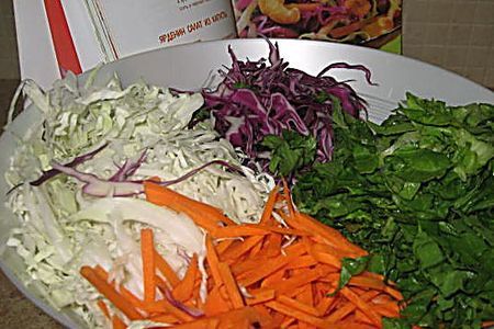 Ярденин(иорданский) салат из капусты: шаг 1