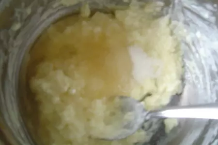 Рисовый пудинг с персиковым пюре: шаг 1