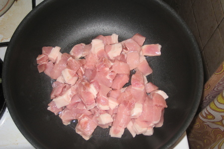 Рагу овощное со свининой.: шаг 1