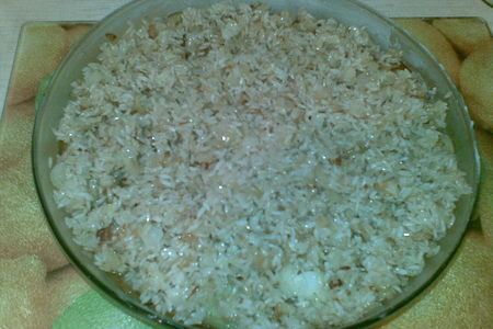 Рисовая запеканка с баклажанами: шаг 5