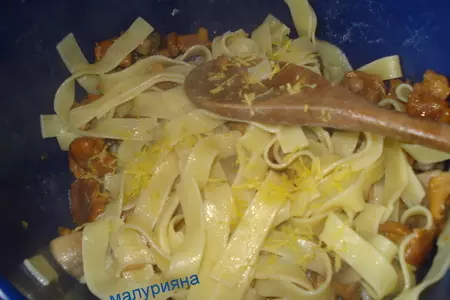 Лапша с грибами: шаг 6