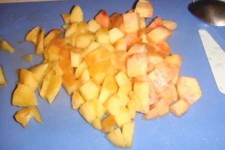 Персиковый кекс: шаг 1