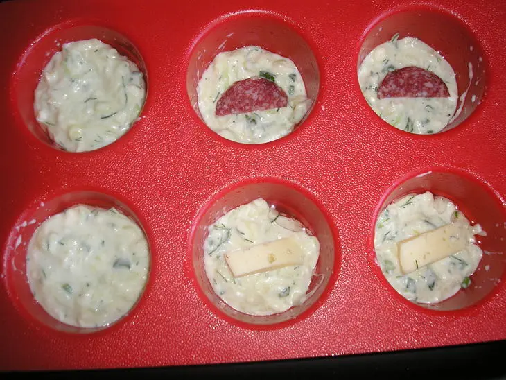 Маффины из кабачков и брынзы: шаг 1