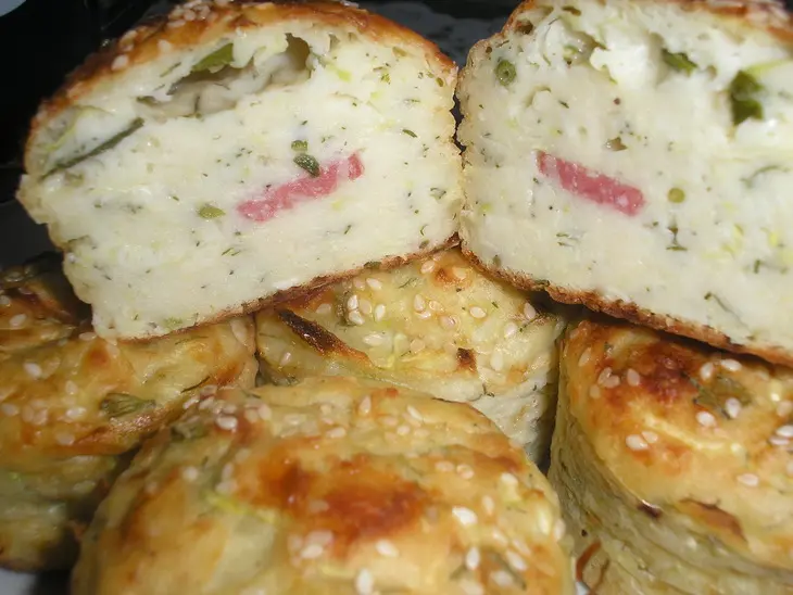 Маффины из кабачков и брынзы: шаг 7