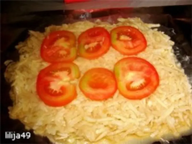 Батон из картошки с куриным мясом: шаг 4