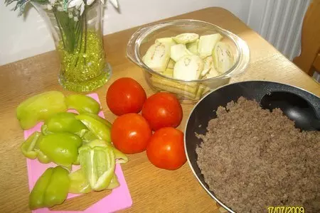 Овощьной -мясной  mix: шаг 1
