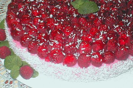 Торт  "ягода - малина": шаг 8