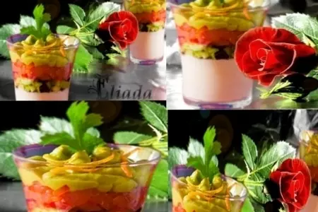Коктейльный салат из  лосося: шаг 2