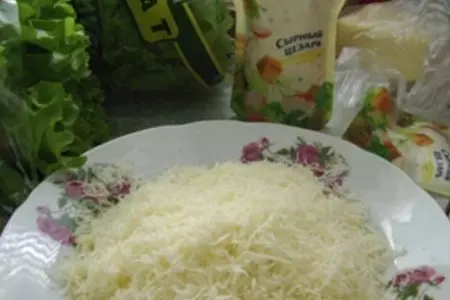 Салат "цезарь" с курицей: шаг 3