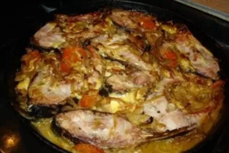 Сазан запеченный с овощами: шаг 7