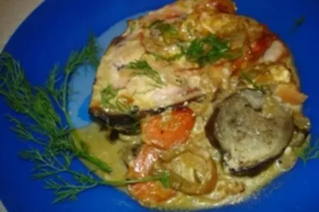 Сазан запеченный с овощами: шаг 8