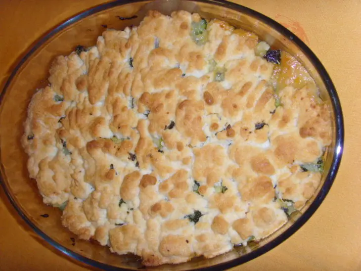 Крамбел (crumble) из кабачков под пармезаном: шаг 2