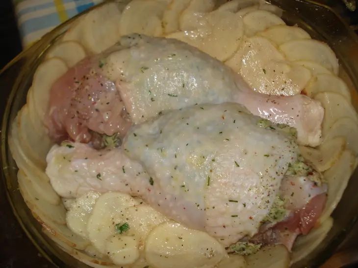 Куриные ножки с сюрпризом: шаг 4