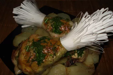 Куриные ножки с сюрпризом: шаг 5
