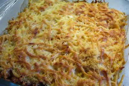Гратен из чечевицы с шампиньонами: шаг 6