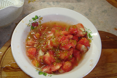 Соус из вяленых томатов: шаг 1
