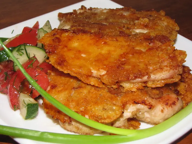 Куриное филе, запечённое в сыре и сухарях: шаг 4
