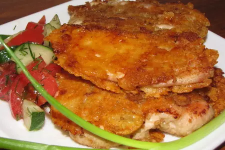 Куриное филе, запечённое в сыре и сухарях: шаг 4