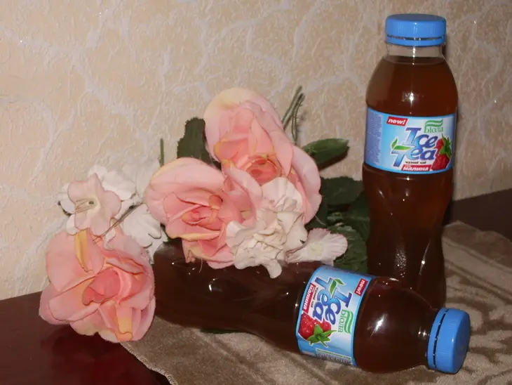 Ice  tea.   холодный чай.: шаг 3