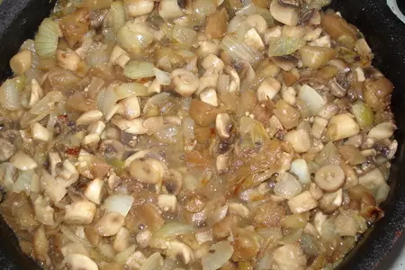 Ассорти из кабачков и баклажанов (с грибами): шаг 3
