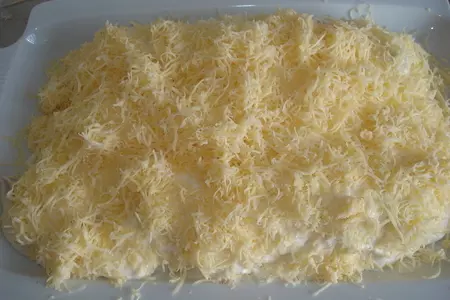 Мясо под сырной шубой "нежность": шаг 2